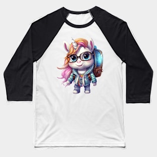 Back To School Unicorn Baseball T-Shirt